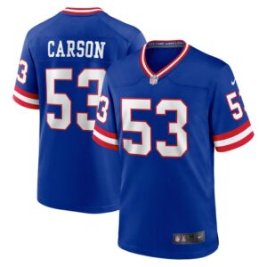 Harry Carson New York Giants Nike Classic Retired Player Game Jersey - Royal- 49Native