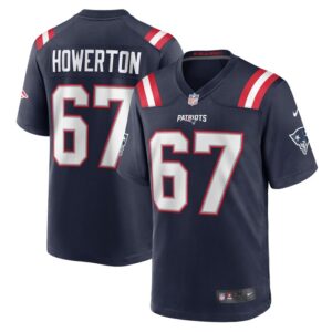 Hayden Howerton New England Patriots Nike Home Game Player Jersey - Navy- 49Native