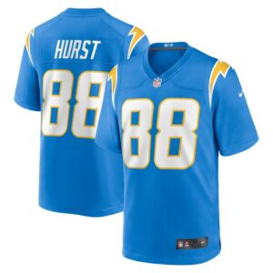 Hayden Hurst Los Angeles Chargers Nike  Game Jersey -  Powder Blue- 49Native
