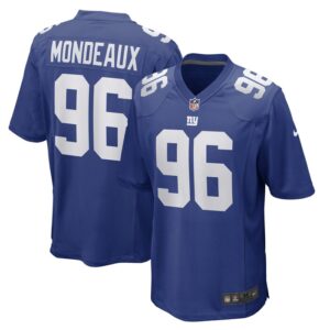 Henry Mondeaux New York Giants Nike Game Player Jersey - Royal- 49Native