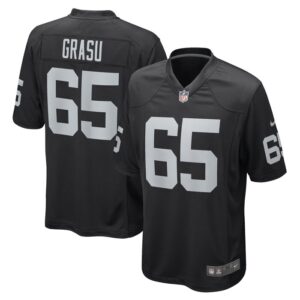 Hroniss Grasu Las Vegas Raiders Nike Game Player Jersey - Black- 49Native