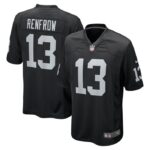 Hunter Renfrow Las Vegas Raiders Nike Player Jersey - Black- 49Native