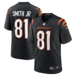 Irv Smith Jr. Cincinnati Bengals Nike Game Jersey - Black- 49Native
