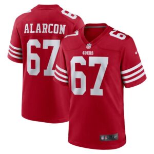 Isaac Alarcon San Francisco 49ers Nike Team Game Jersey -  Scarlet- 49Native