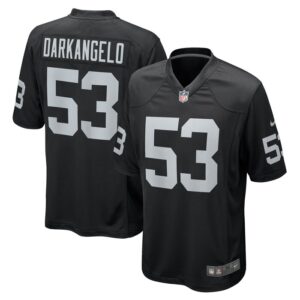 Isaac Darkangelo Las Vegas Raiders Nike Team Game Jersey -  Black- 49Native