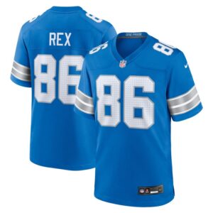 Isaac Rex Detroit Lions Nike Game Jersey -  Blue- 49Native