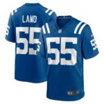 Isaiah Land Indianapolis Colts Nike Team Game Jersey -  Royal- 49Native