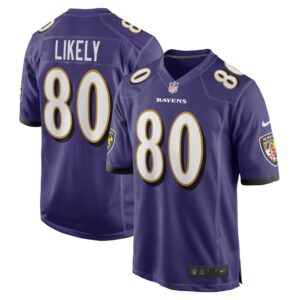 Isaiah Likely Baltimore Ravens Nike Player Game Jersey - Purple- 49Native