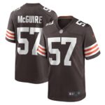 Isaiah McGuire Cleveland Browns Nike Team Game Jersey -  Brown- 49Native