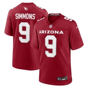 Isaiah Simmons Arizona Cardinals Nike Game Player Jersey - Cardinal- 49Native