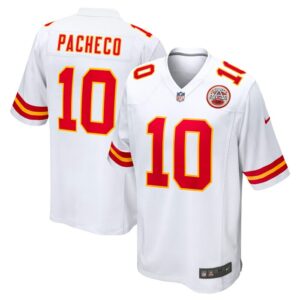 Isiah Pacheco Kansas City Chiefs Nike Away Game Player Jersey - White- 49Native