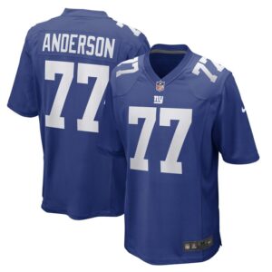 Jack Anderson New York Giants Nike Game Player Jersey - Royal- 49Native