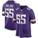 Jack Del Rio Minnesota Vikings Nike Game Retired Player Jersey - Purple- 49Native