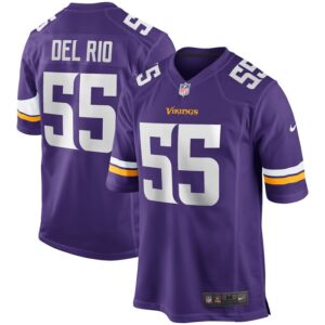 Jack Del Rio Minnesota Vikings Nike Game Retired Player Jersey - Purple- 49Native