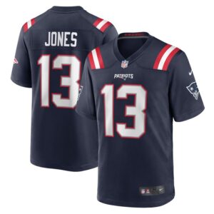 Jack Jones New England Patriots Nike Game Player Jersey - Navy- 49Native