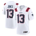 Jack Jones New England Patriots Nike Game Player Jersey - White- 49Native