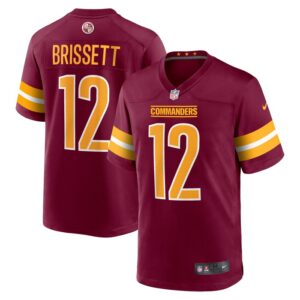 Jacoby Brissett Washington Commanders Nike Game Player Jersey - Burgundy- 49Native