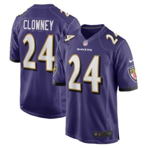 Jadeveon Clowney Baltimore Ravens Nike  Game Jersey -  Purple- 49Native