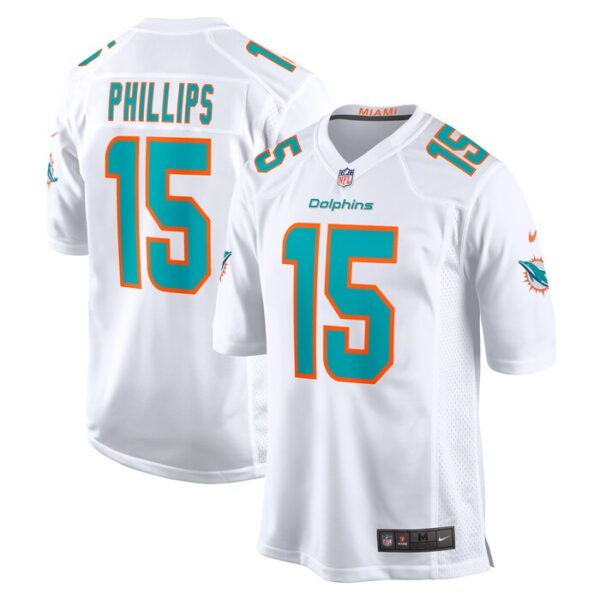 Jaelan Phillips Miami Dolphins Nike  Game Jersey -  White- 49Native