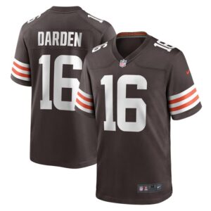 Jaelon Darden Cleveland Browns Nike Team Game Jersey -  Brown- 49Native