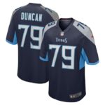 Jaelyn Duncan Tennessee Titans Nike Team Game Jersey -  Navy- 49Native