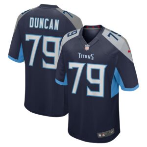 Jaelyn Duncan Tennessee Titans Nike Team Game Jersey -  Navy- 49Native