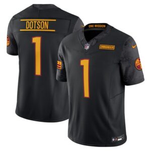 Jahan Dotson Washington Commanders Nike Alternate Vapor F.U.S.E. Limited Jersey - Black- 49Native