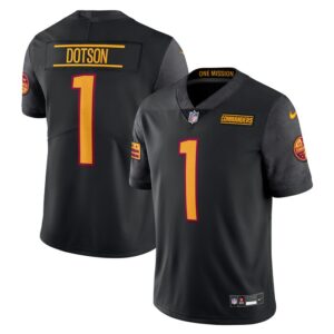 Jahan Dotson Washington Commanders Nike Alternate Vapor Untouchable Limited Jersey - Black- 49Native