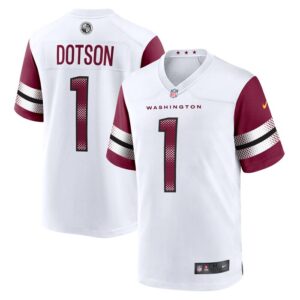 Jahan Dotson Washington Commanders Nike Game Player Jersey - White- 49Native