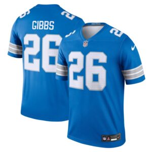 Jahmyr Gibbs Detroit Lions Nike Legend Jersey - Blue- 49Native
