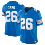 Jahmyr Gibbs Detroit Lions Nike Vapor F.U.S.E. Limited Jersey - Blue- 49Native