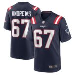 Jake Andrews New England Patriots Nike Team Game Jersey -  Navy- 49Native