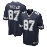 Jake Ferguson Dallas Cowboys Nike Game Jersey - Navy- 49Native