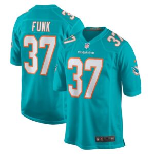 Jake Funk Miami Dolphins Nike  Game Jersey -  Aqua- 49Native
