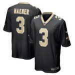 Jake Haener New Orleans Saints Nike Team Game Jersey -  Black- 49Native