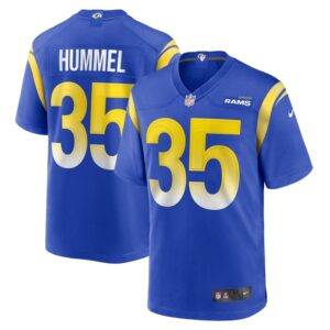 Jake Hummel Los Angeles Rams Nike Game Player Jersey - Royal- 49Native