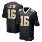 Jake Luton New Orleans Saints Nike Game Player Jersey - Black- 49Native