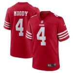 Jake Moody San Francisco 49ers Nike Team Game Jersey - Scarlet- 49Native