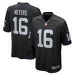 Jakobi Meyers Las Vegas Raiders Nike Game Player Jersey - Black- 49Native