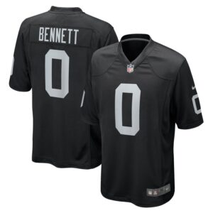 Jakorian Bennett Las Vegas Raiders Nike Team Game Jersey -  Black- 49Native