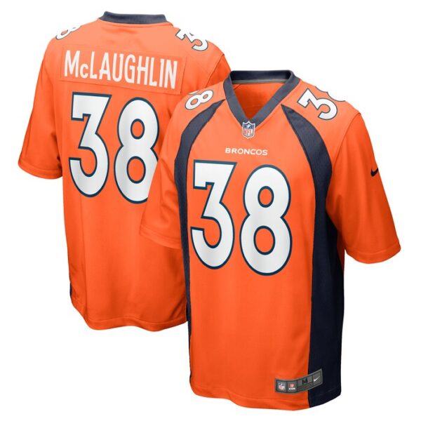 Jaleel McLaughlin Denver Broncos Nike  Game Jersey -  Orange- 49Native