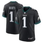 Jalen Hurts Philadelphia Eagles Nike Alternate Game Jersey - Black- 49Native
