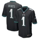 Jalen Hurts Philadelphia Eagles Nike Game Jersey - Black- 49Native