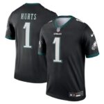 Jalen Hurts Philadelphia Eagles Nike Legend Jersey - Black- 49Native