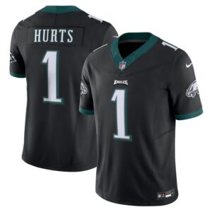 Jalen Hurts Philadelphia Eagles Nike Vapor F.U.S.E. Limited Jersey - Black- 49Native