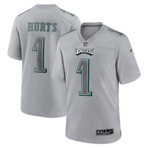 Jalen Hurts Philadelphia Eagles Nike Atmosphere Fashion Game Jersey - Gray- 49Native