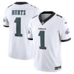 Jalen Hurts Philadelphia Eagles Nike Vapor F.U.S.E. Limited Jersey - White- 49Native