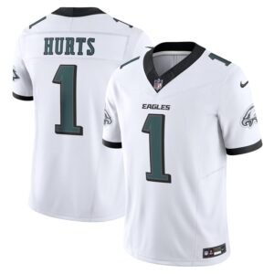 Jalen Hurts Philadelphia Eagles Nike Vapor F.U.S.E. Limited Jersey - White- 49Native