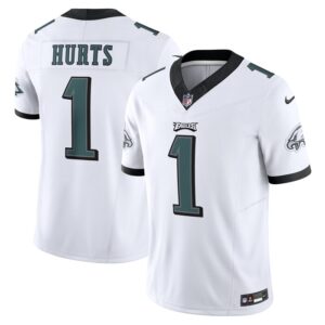 Jalen Hurts Philadelphia Eagles Nike Vapor F.U.S.E. Limited Jersey - White- 49Native