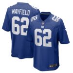 Jalen Mayfield New York Giants Nike  Game Jersey -  Royal- 49Native